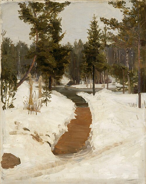 Winter Landscape, 1903, Ilya Repin