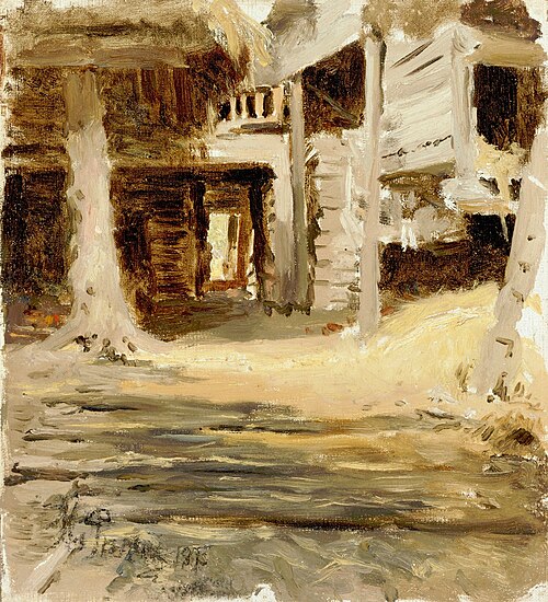 Gårdsplanen, 1878, Ilya Repin