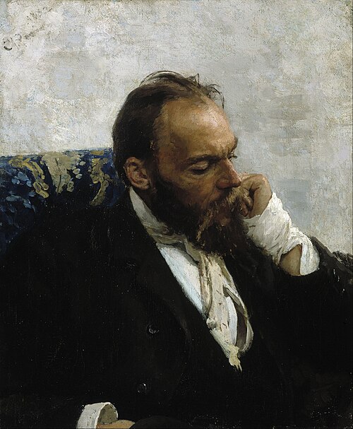 Portrait of Mykola Murashko, 1882, Ilya Repin