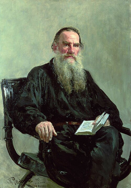 Portrait of Lev Tolstoy, 1887, Ilya Repin