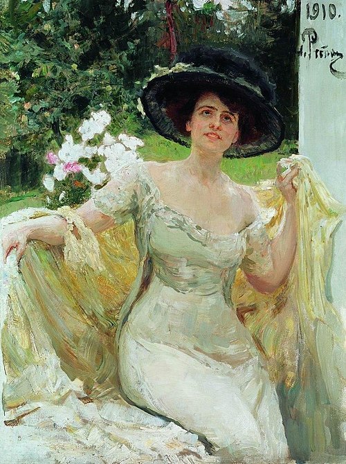 Portrait of Bella Gorskaya, 1910, Ilya Repin