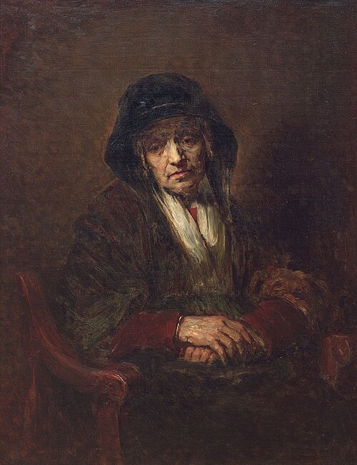 Old woman, 1870, Ilya Repin