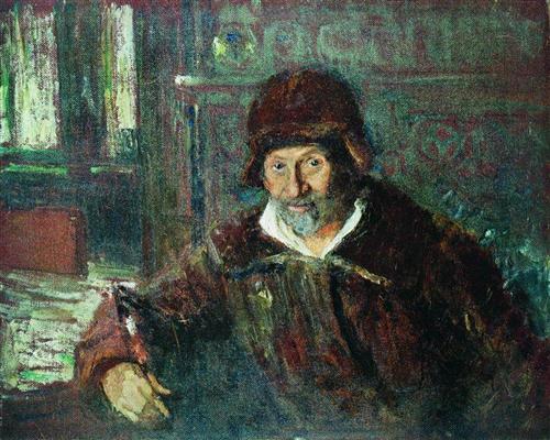 Self-portrait, 1920, Ilya Repin