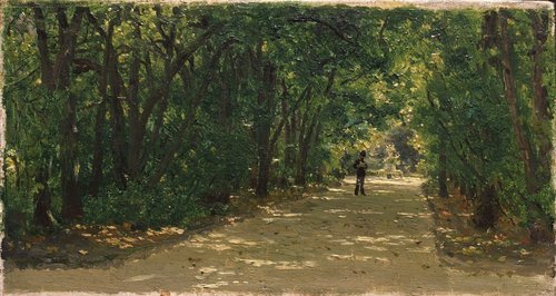 Аллея в парке, 1880, Ilya Repin