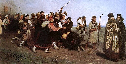 Religious Procession, 1877, Ilya Repin