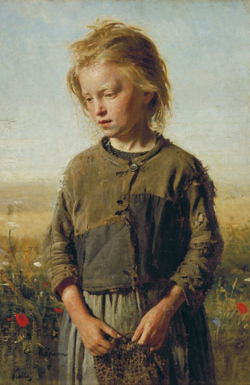 La Fille du pêcheur, 1874, Ilia Répine