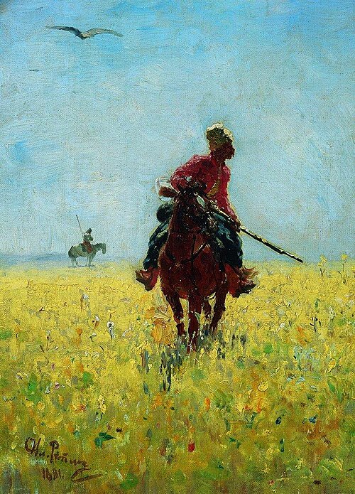 On the Trail, 1881, Ilia Répine