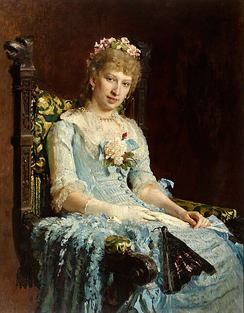Portrait de femme, 1881, Ilia Répine