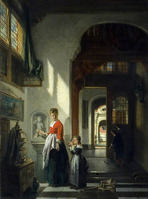 Dutch Interior, , Johannes Stroebel