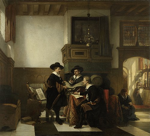 Syndics of the Leiden, 1866, Johannes Stroebel