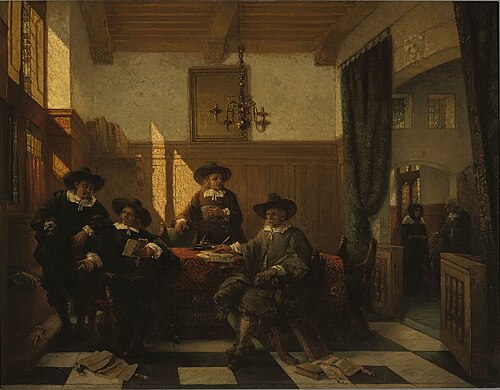 Regency Room in the Seventeenth Century, 1894, Johannes Stroebel