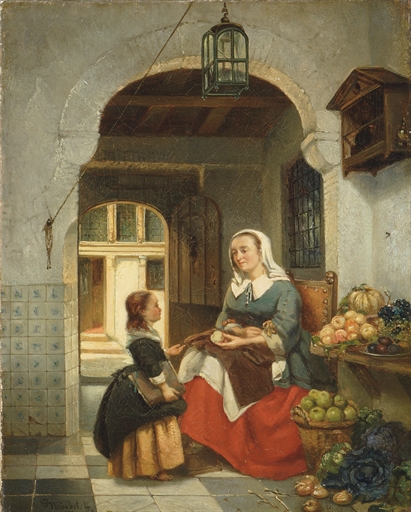 The Rich Harvest, 1860, Johannes Stroebel