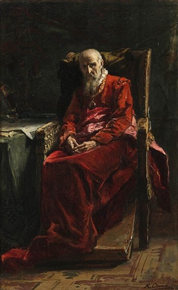 Portrait of the duke of Alva, 1880, Karel Ooms