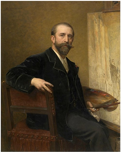 Self-portrait, 1896, Karel Ooms