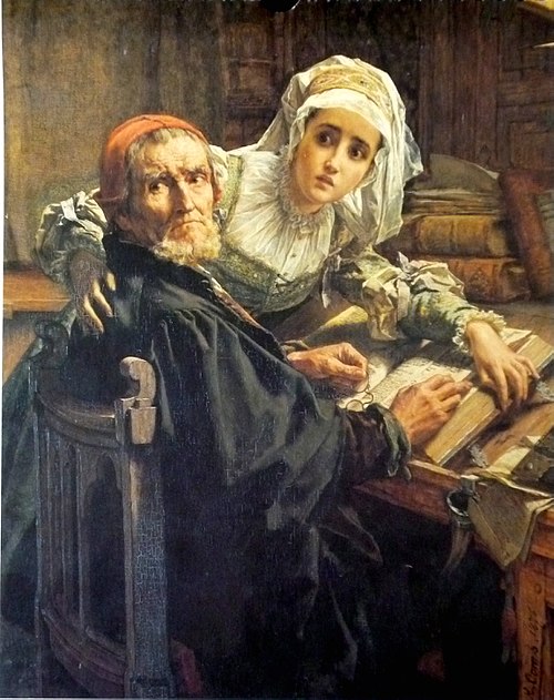 The prohibited reading, 1876, Karel Ooms
