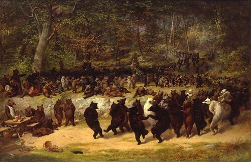 The Bear Dance, 1870, William Holbrook Beard