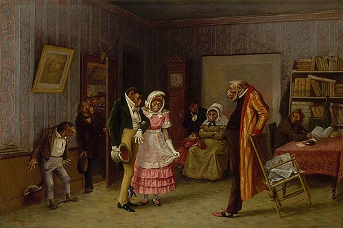 The Runaway Match, 1877, William Holbrook Beard