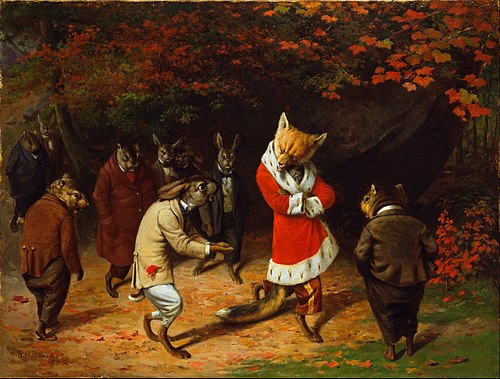 His Majesty Receives, 1885, William Holbrook Beard
