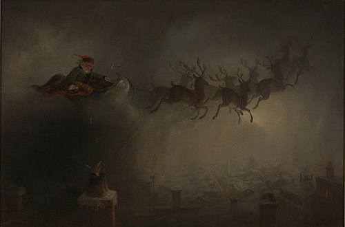 Santa Claus, 1862, William Holbrook Beard