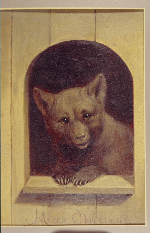 Teddy's Christmas Greeting, 1890, William Holbrook Beard