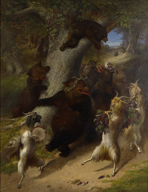 The March of Silenus, 1862, William Holbrook Beard