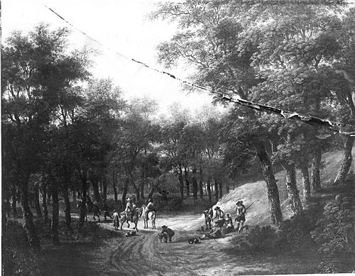 Waldlandschaft, 1700, Dionys Verburg