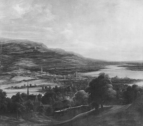 Flodlandskap, , Dionys Verburg