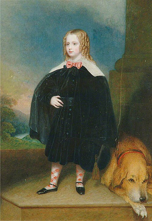 Scottish Child and Dog, 1839, William John Newton
