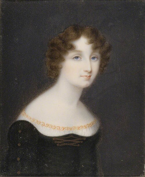 Georgina Elizabeth Moncreiff (1790–1842), Wife of the 2nd Earl of Bradford, , William John Newton