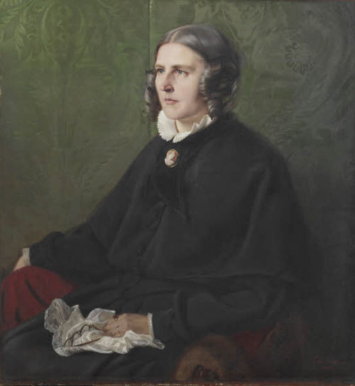 Portrait of Amalie Hassenpflug, 1848, Karl Christian Andreae