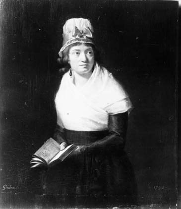 Madame Grobon mère du peintre, 1795, Jean-Michel Grobon
