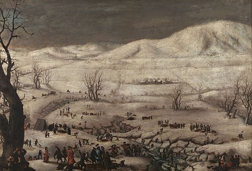 Fishing on Lake Cerknica, 1714, Franz Anton von Steinberg