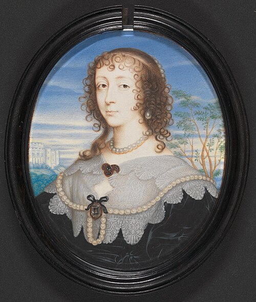 Queen Henrietta Maria, 1609-1669, 1636, David des Granges