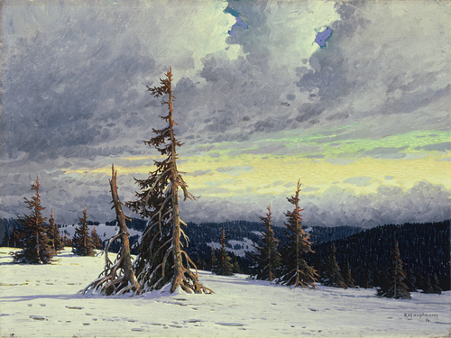 Hiver, 1916, Karl Hauptmann
