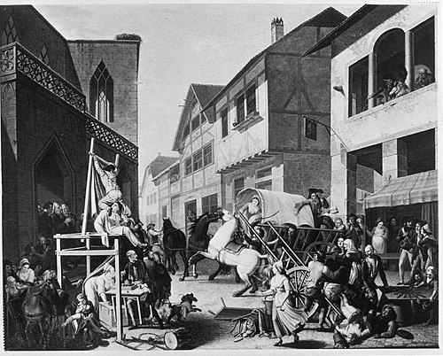 Jahrmarktszene, 1793, Kaspar Pitz