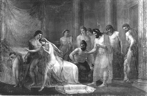 Mars und Venus, von den Göttern überrascht, 1786, Kaspar Pitz