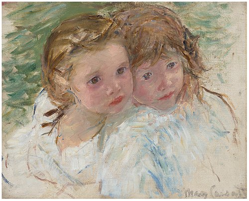 Two Little Sisters, , Mary Cassatt