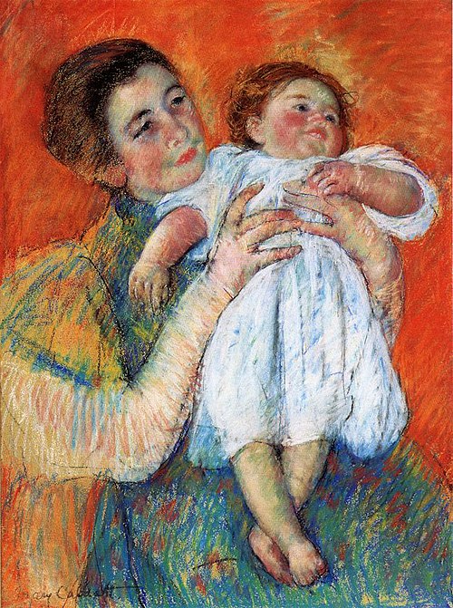 The Barefoot Child, 1897, Mary Cassatt