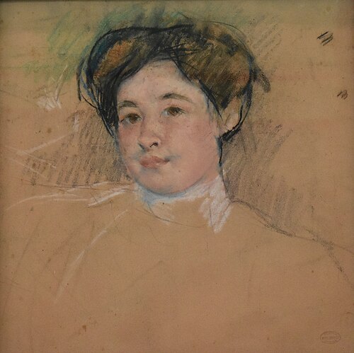 Portrait de jeune femme, 1901, Mary Cassatt