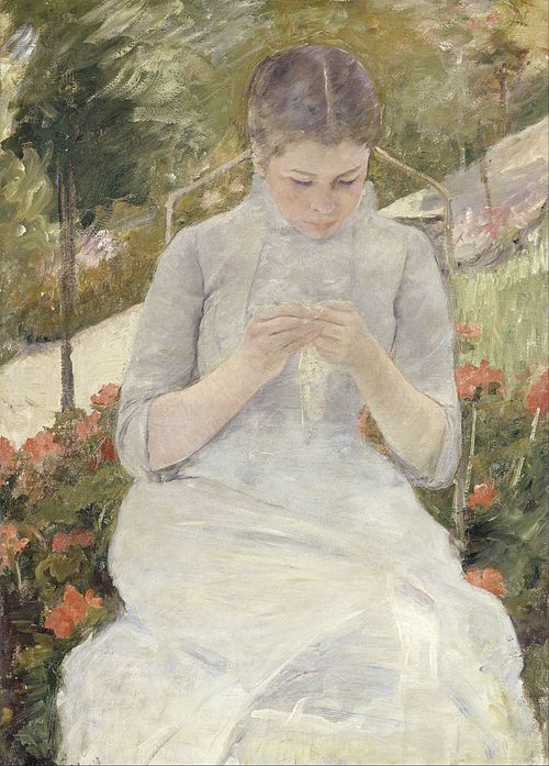 Girl in the Garden, 1880, Mary Cassatt