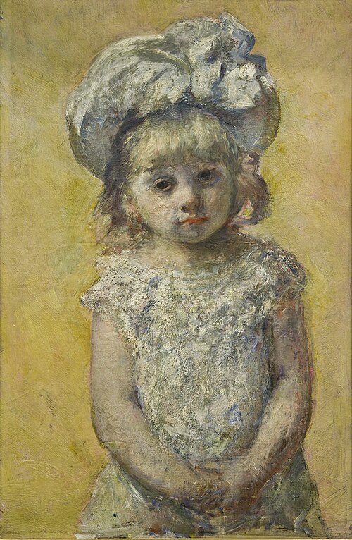 Portrait of a Little Girl, 1879, Mary Cassatt