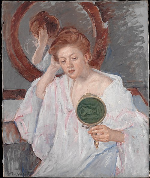 Denise at Her Dressing Table, 1908, Mary Cassatt