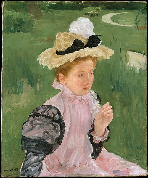 Portrait of a Young Girl, 1899, Mary Cassatt