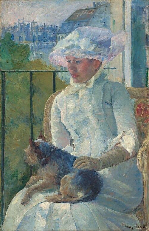 Young Girl at a Window, 1885, Mary Cassatt