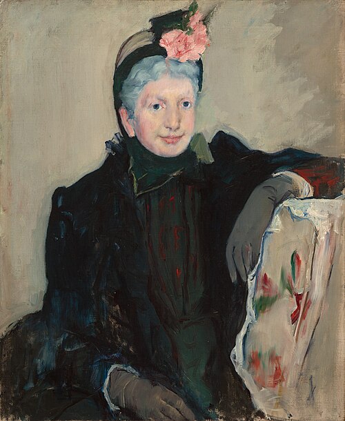 Portrait of an Elderly Lady, 1887, Mary Cassatt