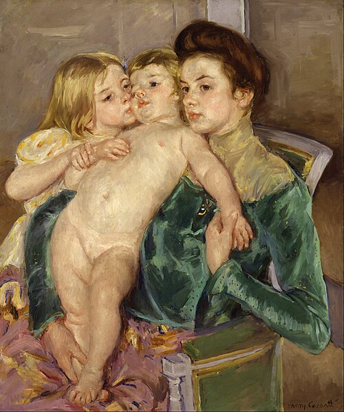 The Caress, 1902, Mary Cassatt