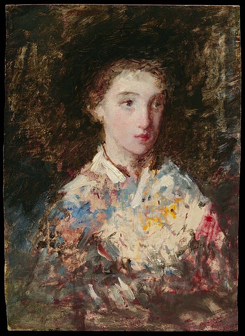 Head of a Young Girl, 1874, Mary Cassatt
