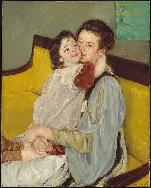 Caresse Maternelle, 1902, Mary Cassatt