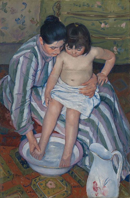 The Child's Bath, 1893, Mary Cassatt