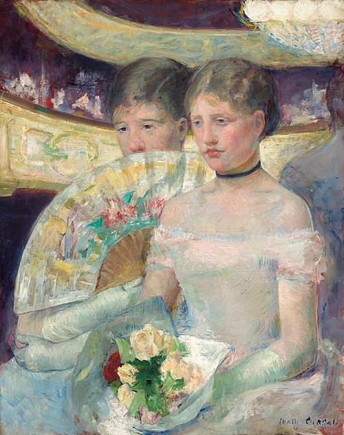 The Loge, 1882, Mary Cassatt